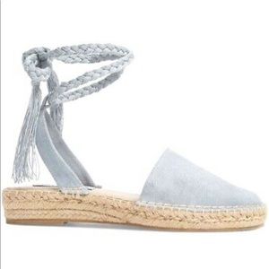 Steve Madden Blue Suede Espadrilles